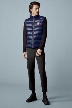 Chamarras Canada Goose Hombre México - Crofton Chalecos Azul Oscuro Marino NB0294316